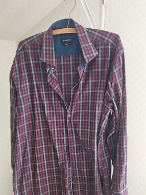 Bugatchi Cotton Shirt with  Trim
